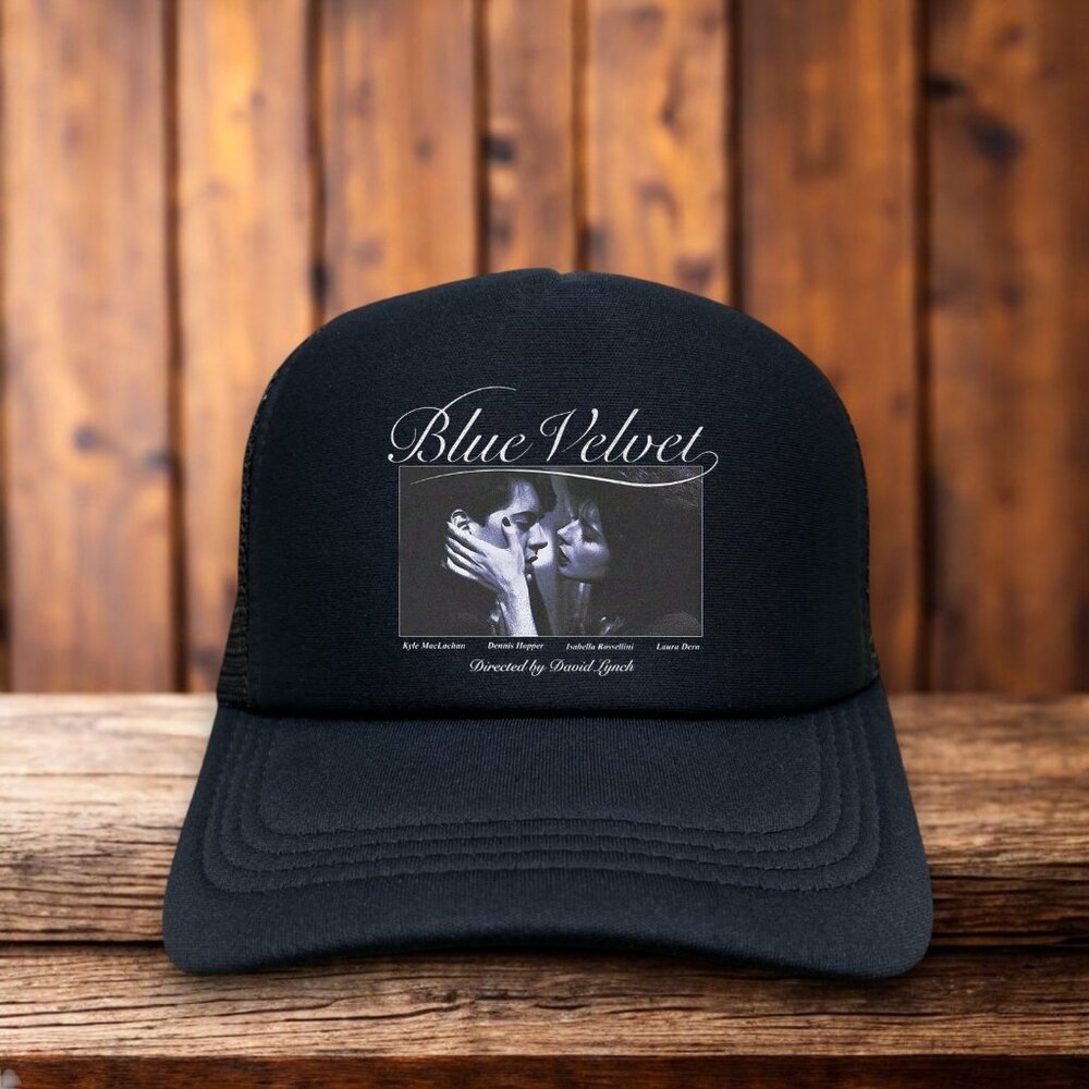 Blue Velvet Mens Trucker Hat Black David Lynch 80s Neo-Noir Thriller Voyeurism